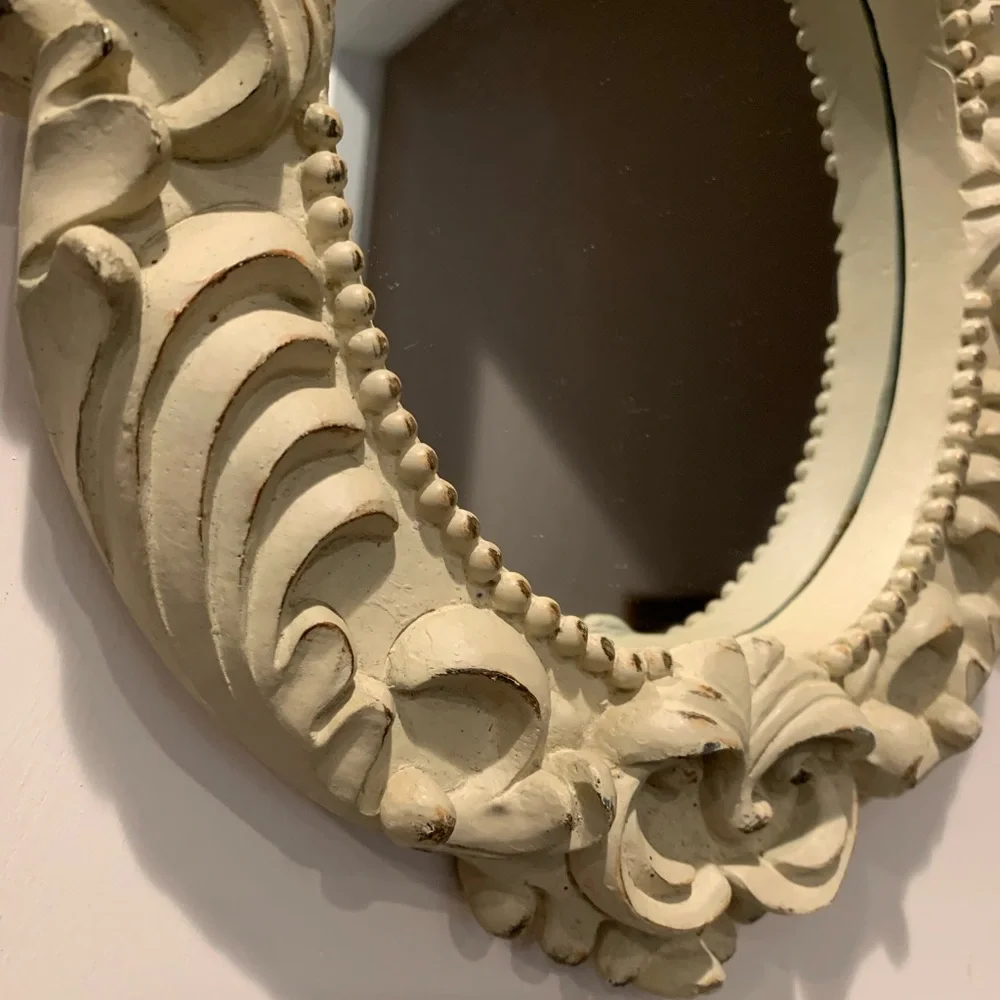 Vintage Parisian Style Wall Hanging mirror